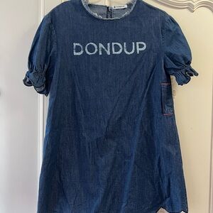 Italy Dondup Kids Dark Blue Denim dress